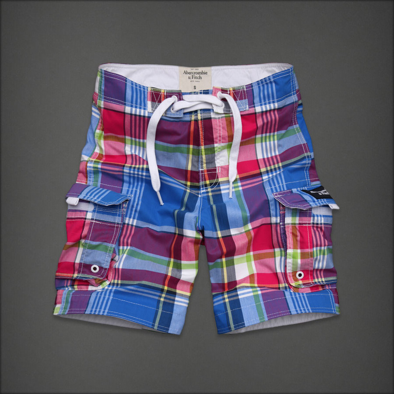 Abercrombie Fitch Hombres Nado Playa Cortos AF7686